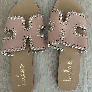 Lulus sandals size 7 never worn